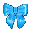 blue bow <3