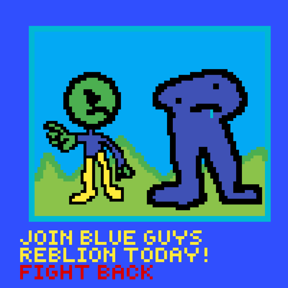Blue Guys Reblion - Pixilart
