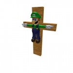 Luigi On A Cross picture