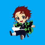 Tanjiro fan group picture