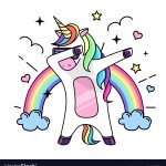 Unicorn and the among us team picture