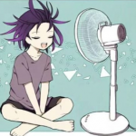 Kokichi with a fan picture