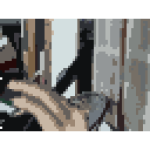 Doodle Pixel art picture