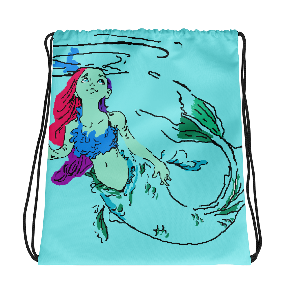 All-Over Drawstring Bag