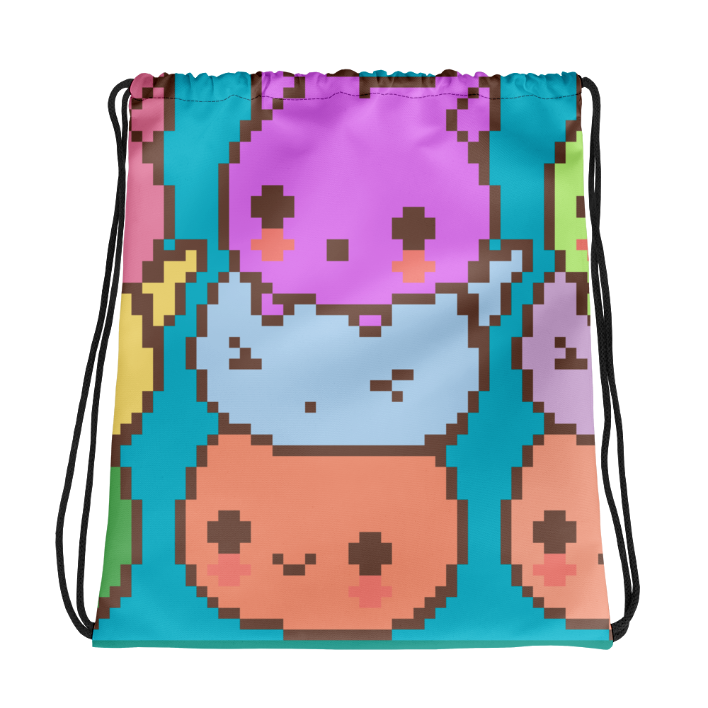 All-Over Drawstring Bag
