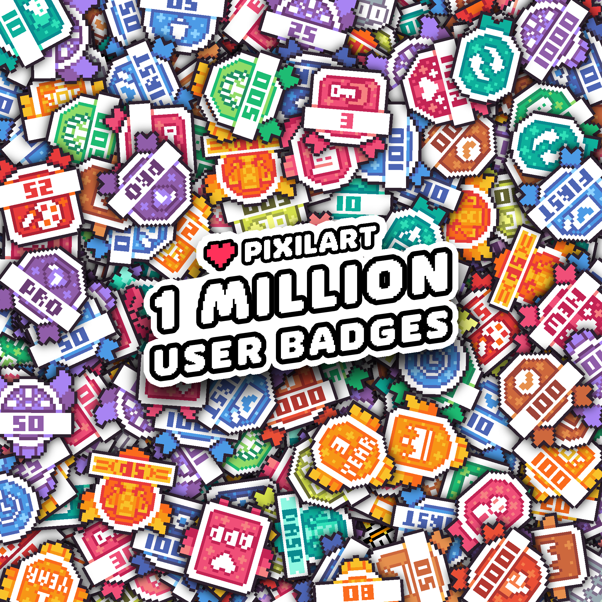 Pixilart User badges uploaded by Terphic