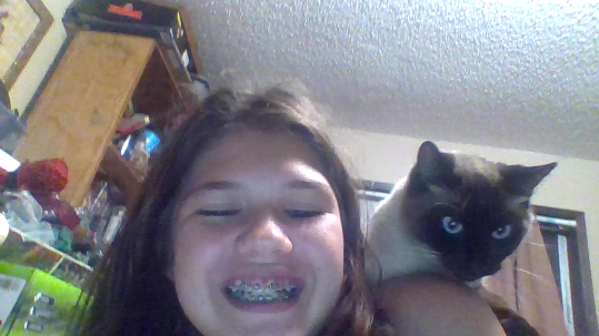 Epic cat photo bombed me by Cole-N-Sav