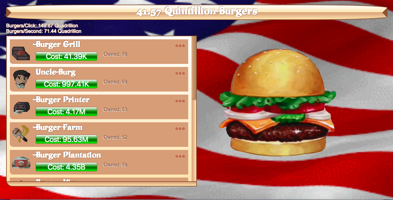 Burger Clickers by Pectaquad