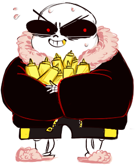 pixilart underfell sans by