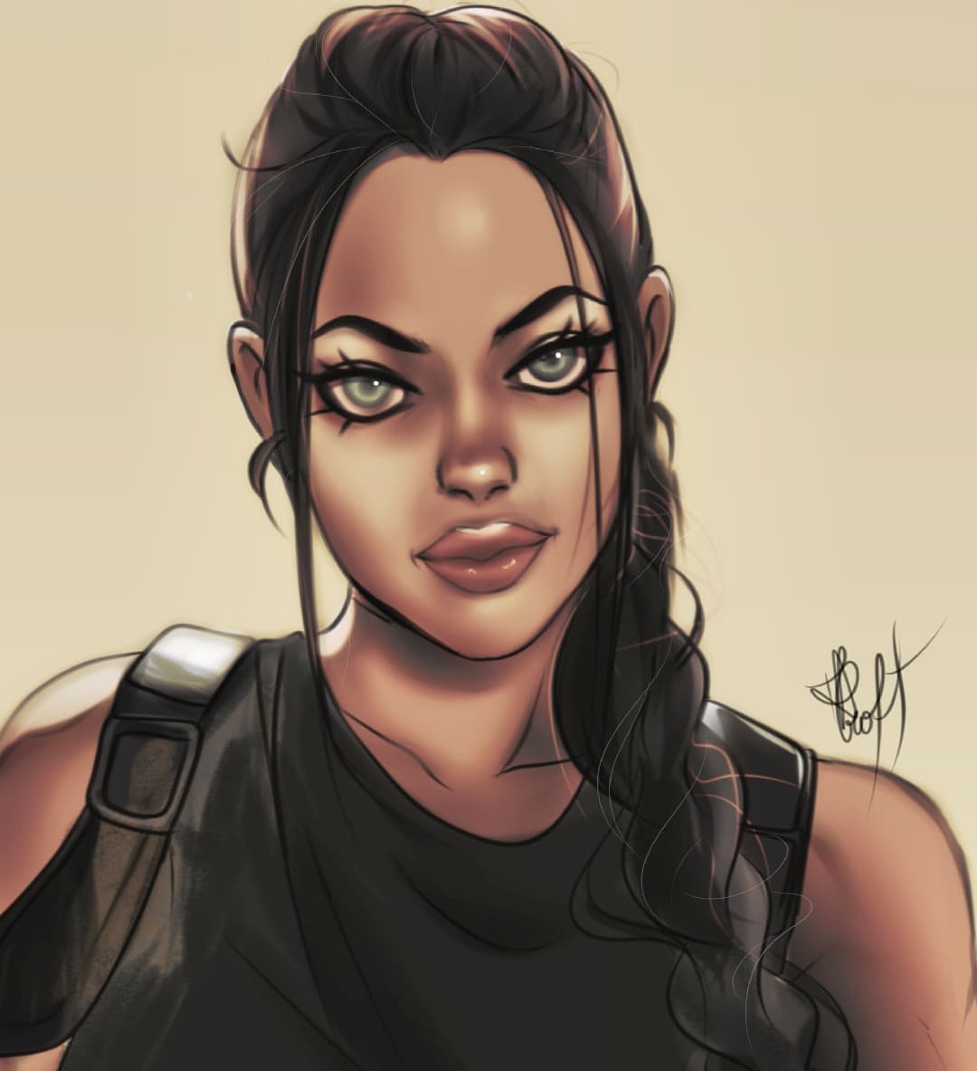 Pixilart - Lara Croft uploaded by WhiteLilyQueen