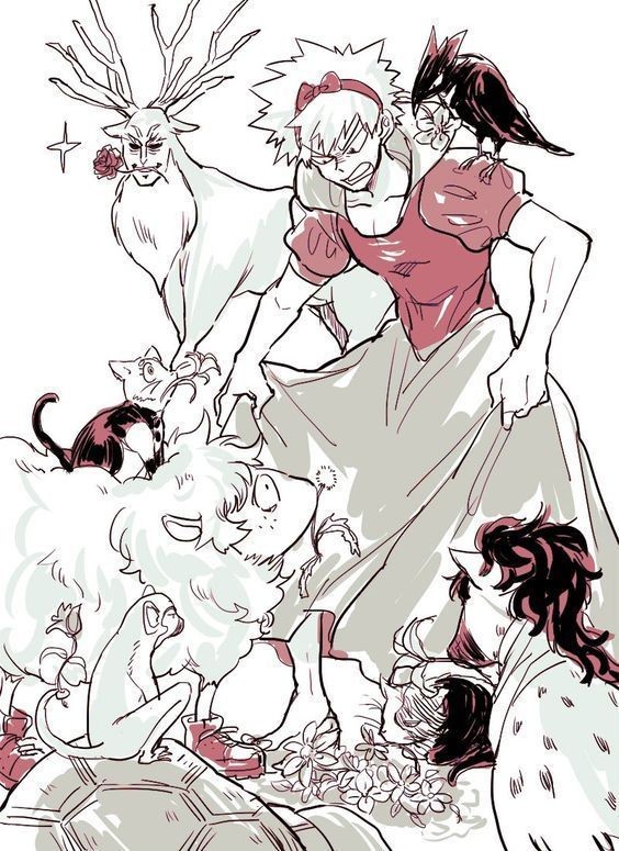 bakugou in a princess dress So I did a thing with Ms. Princess Kacchan also Im speechless with all the love and support tysm to everyone I- #bakugo #sticker #halloween