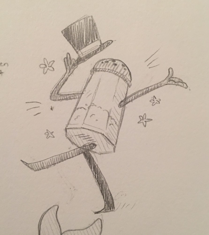 Pixilart a dancing salt shaker uploaded by moistmacaroni